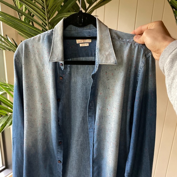Zara Denim button up - Picture 2 of 3